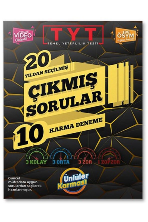 TYT 20 Yıldan Seçilmiş 10 Karma Deneme Ünlüler Karması - 2