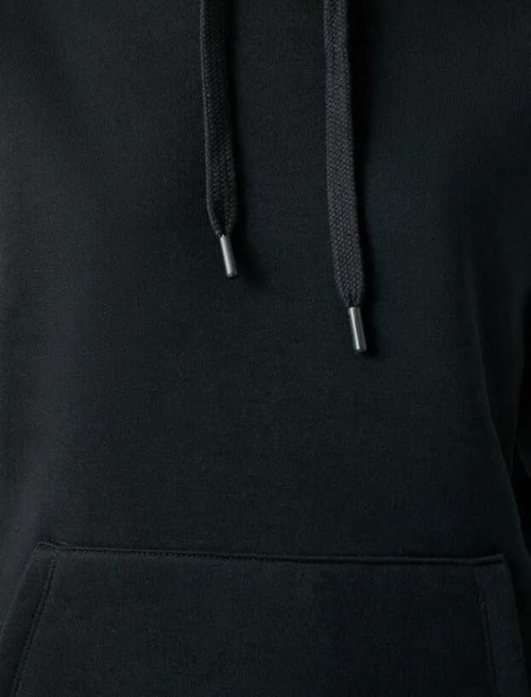 Koton Kadın Kapüşonlu Sweatshirt Kanguru Cepli - 5