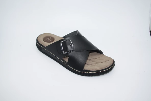 Erkek Çapraz Tokalı Terlik Apella - Resim 2