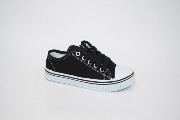 Keten Siyah Bağcıklı Fermuarlı Ayakkabı L&s - 2