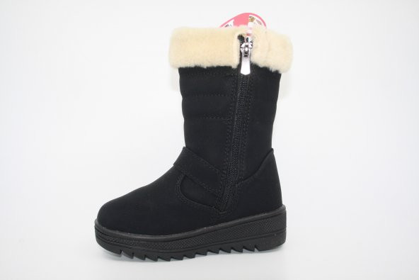 Kız Çocuk Siyah Fermuarlı Çizme Twingo9035 - Resim 3