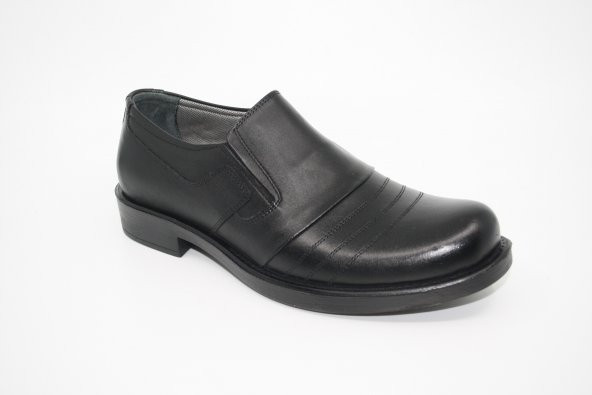 Siyah Hakiki Deri Kışlık Erkek Ayakkabı İrez3600