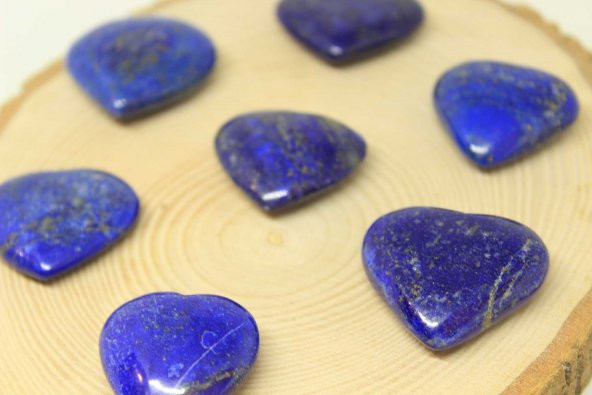 Lapis Taşı Kalp Şekilli Orta Boy (13-15gr) - 2
