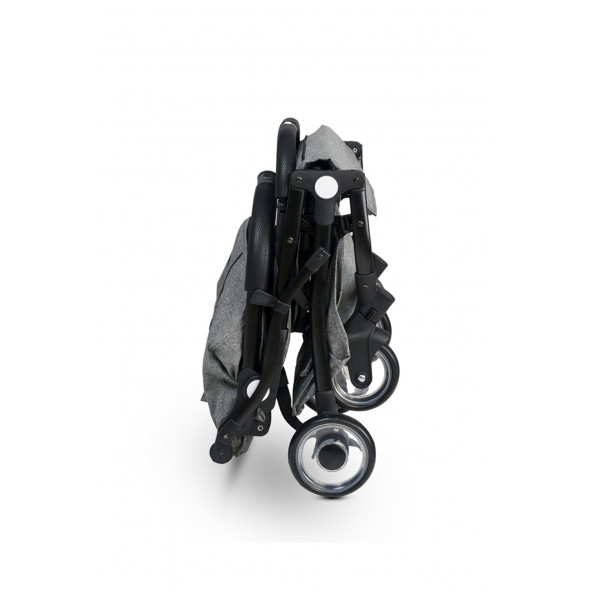 4 Baby AB381 Drone Siyah Kabin Bebek Arabası Gri - 3