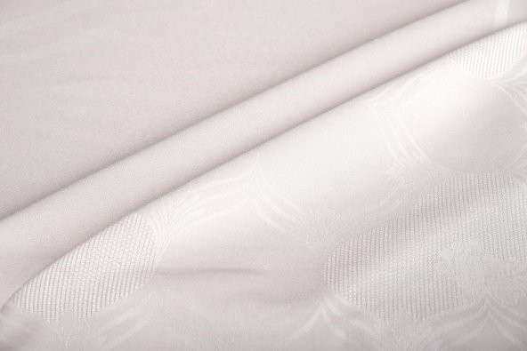 Finezza Aslı Lüx Jakar Polycotton TP Gri Masa Örtüsü 160x220 cm - 1055 - 1237 - 6