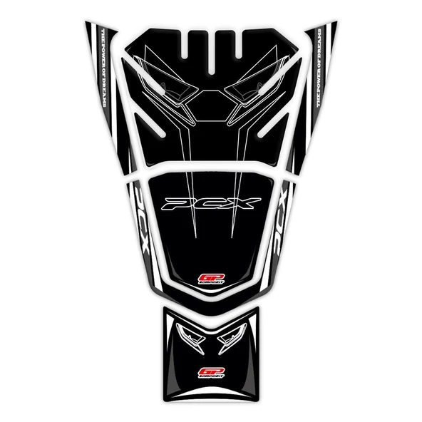 GP Kompozit Honda PCX 125 2021-2024 Uyumlu Tank Pad Gri