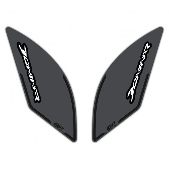 GP Kompozit Bajaj Dominar 250 / 400 2017-2024 Uyumlu Yan Pad Gri - 2