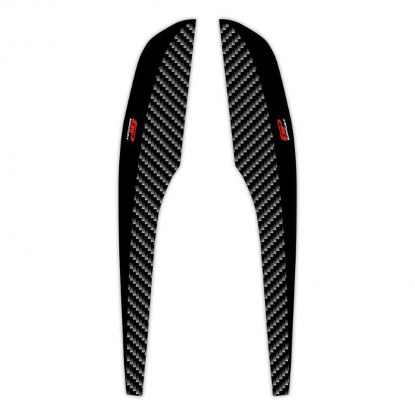 GP Kompozit Honda PCX 125 / 150 2018-2020 Uyumlu Kuyruk Yan Pad Siyah - 2