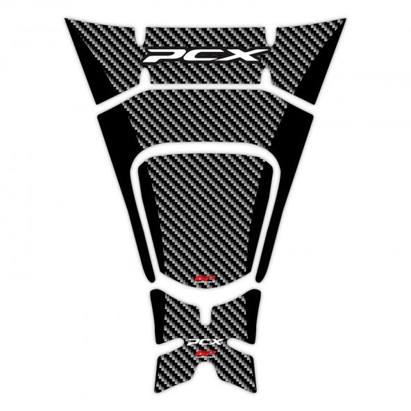 GP Kompozit Honda PCX 125 / 150 2018-2020 Uyumlu Tank Pad Siyah - 2