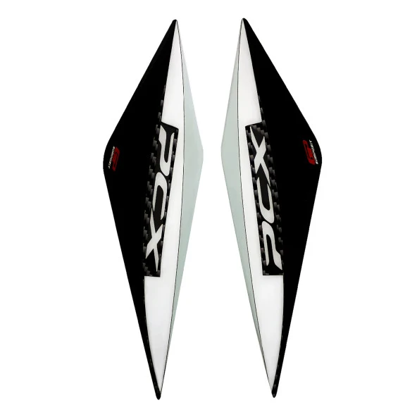 GP Kompozit Honda PCX 125 / 150 2018-2020 Uyumlu Yan Pad Beyaz - 3
