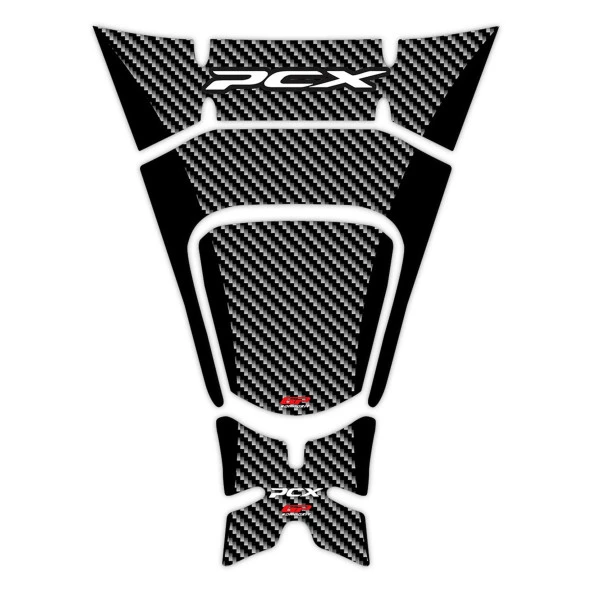 GP Kompozit Honda PCX 125 / 150 2018-2020 Uyumlu Tank Pad Siyah - 5