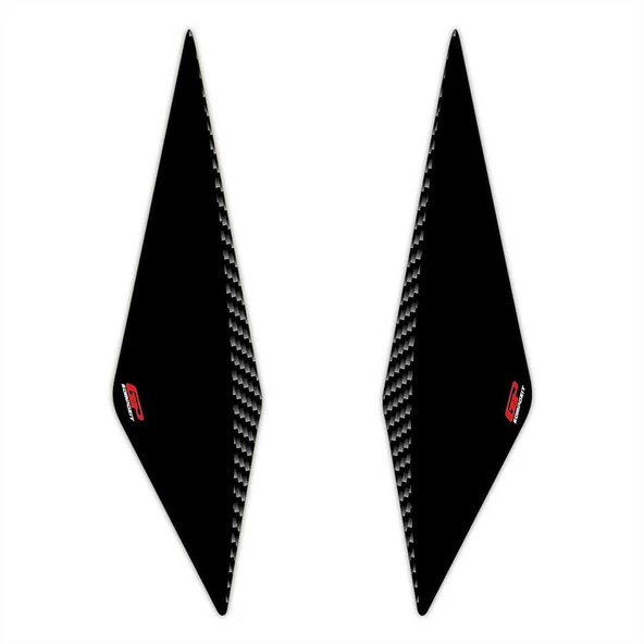 GP Kompozit Honda PCX 125 / 150 2018-2020 Uyumlu Yan Pad Siyah - 5