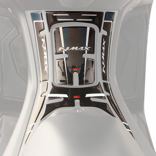 GP Kompozit Yamaha NMAX 125 / 155 2021-2024 Uyumlu Tank Pad Seti Kırmızı - 4
