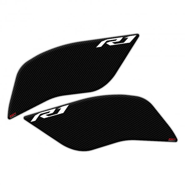 GP Kompozit Yamaha R1 2015-2023 Uyumlu Tank Pad Seti Karbon - 3