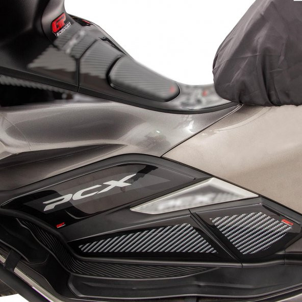 GP Kompozit Honda PCX 125 / 150 2018-2020 Uyumlu Yan Alt Ayak Pad Siyah - 1