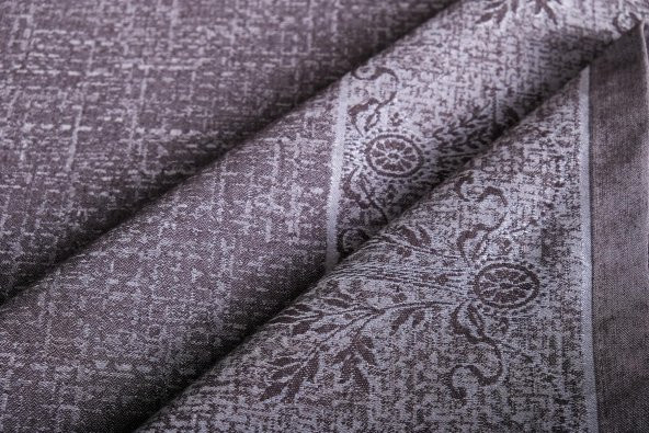 Finezza Ayda Lüx Jakar Polycotton Füme TP Kumaş  Masa Örtüsü 160x220 cm - 1244 - 4