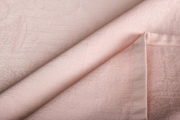 Finezza Ayda Lüx Jakar Polycotton Pudra TP Kumaş  Masa Örtüsü 160x220 cm - 1245 - 2