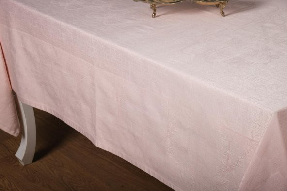 Finezza Ayda Lüx Jakar Polycotton Pudra TP Kumaş  Masa Örtüsü 160x220 cm - 1245 - 3