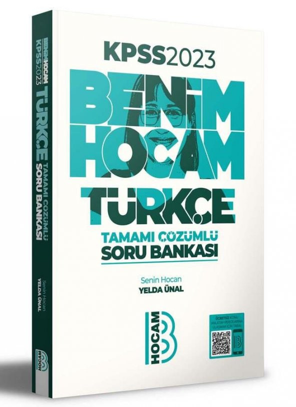 2023 KPSS Türkçe Tamamı Çözümlü Soru Bankası Benim Hocam Yayınları
