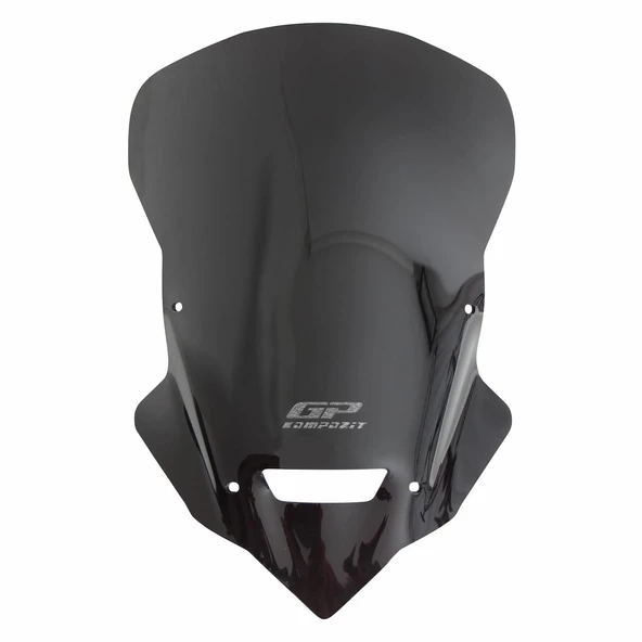 GP Kompozit Bajaj Dominar 250 / 400 2017-2024 Uyumlu Ön Cam Siyah