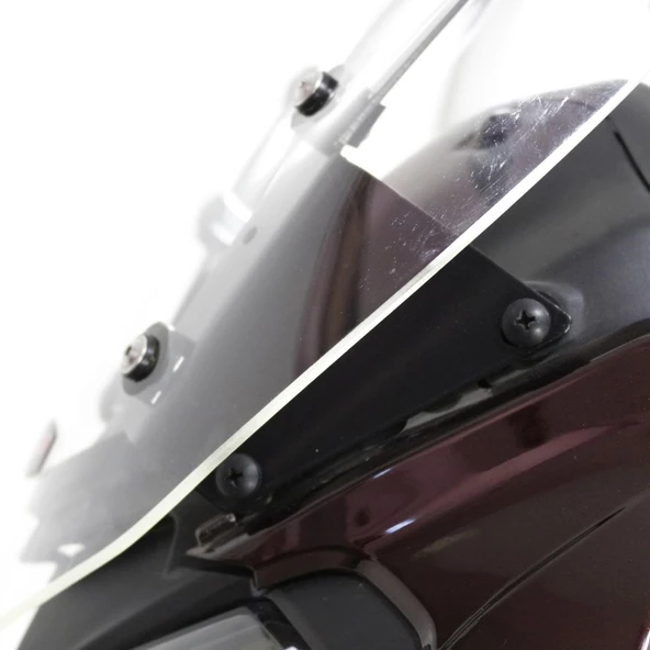 GP Kompozit Bajaj Dominar 250 / 400 2017-2024 Uyumlu Ön Tur Camı Şeffaf - 4