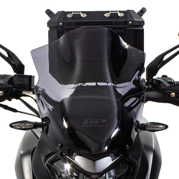 GP Kompozit Bajaj Dominar 250 / 400 2017-2024 Uyumlu Kısa Ön Cam Füme - 2