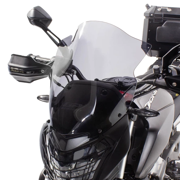 GP Kompozit Bajaj Dominar 250 / 400 2017-2024 Uyumlu Kısa Ön Cam Füme - 3