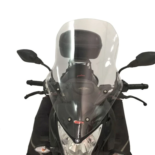 GP Kompozit Bajaj Pulsar NS 200 2011-2024 Uyumlu Uzun Tur Camı Şeffaf - 7