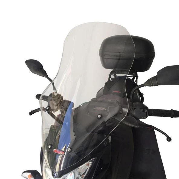 GP Kompozit Bajaj Pulsar NS 200 2011-2024 Uyumlu Uzun Tur Camı Şeffaf - 3