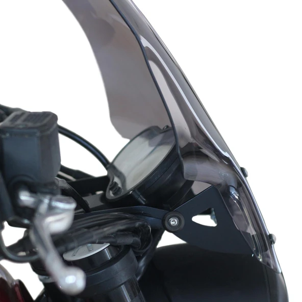 GP Kompozit Benelli Leoncino 2019-2020 Uyumlu Ön Cam Siyah - 4