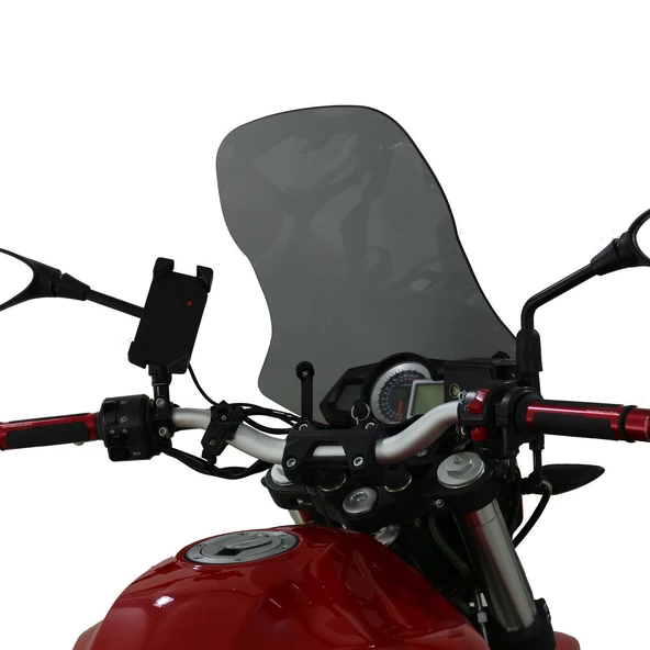 GP Kompozit Benelli TNT 25 2016-2018 Uyumlu Ön Cam Füme - 3