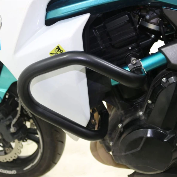 GP Kompozit CF Moto 400 NK / 650 NK 2017-2020 Uyumlu Motor Koruma Demiri Siyah - 3