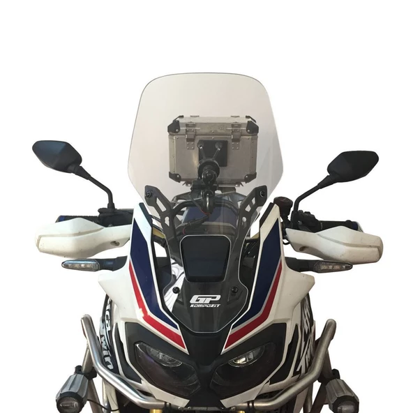 GP Kompozit Honda Africa Twin CRF1000L 2016-2019 Uyumlu Ön Cam Füme - 4