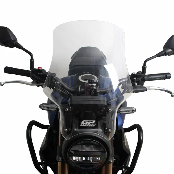 GP Kompozit Honda CB125R / CB250R 2018-2024 Uyumlu Tur Camı Siyah - 2