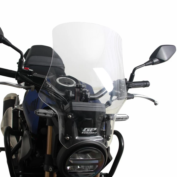 GP Kompozit Honda CB125R / CB250R 2018-2024 Uyumlu Tur Camı Siyah - 3