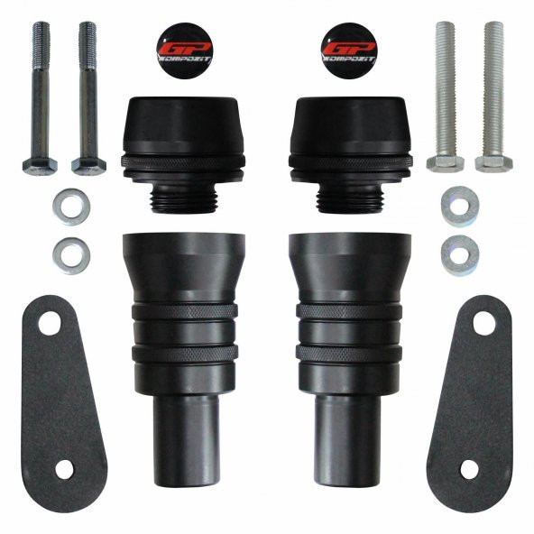 GP Kompozit Honda CBR600RR 2007-2012 Uyumlu Motor Koruma Takozu Siyah - 5