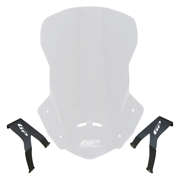 GP Kompozit Honda CRF250L / CRF300L 2013-2020 Uyumlu Tur Camı Şeffaf - 6