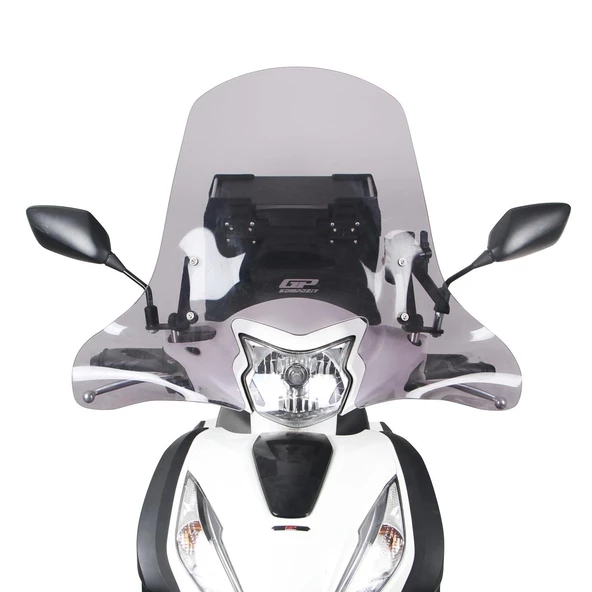 GP Kompozit Honda Dio 2021-2025 Uyumlu Ön Cam Füme - 2