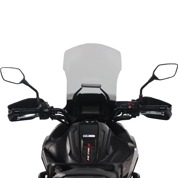 GP Kompozit Honda NC 750 X 2021-2024 Uyumlu Baskılı Tur Camı Şeffaf - 4