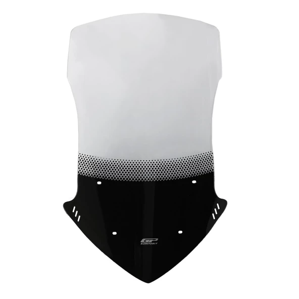 GP Kompozit Honda NC 750 X 2021-2024 Uyumlu Baskılı Tur Camı Şeffaf - 2