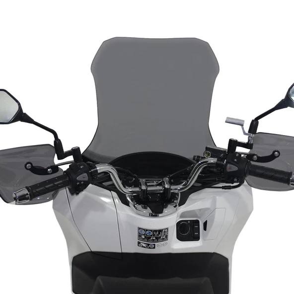 GP Kompozit Honda PCX 125 2021-2024 Uyumlu Ön Cam Füme - 3