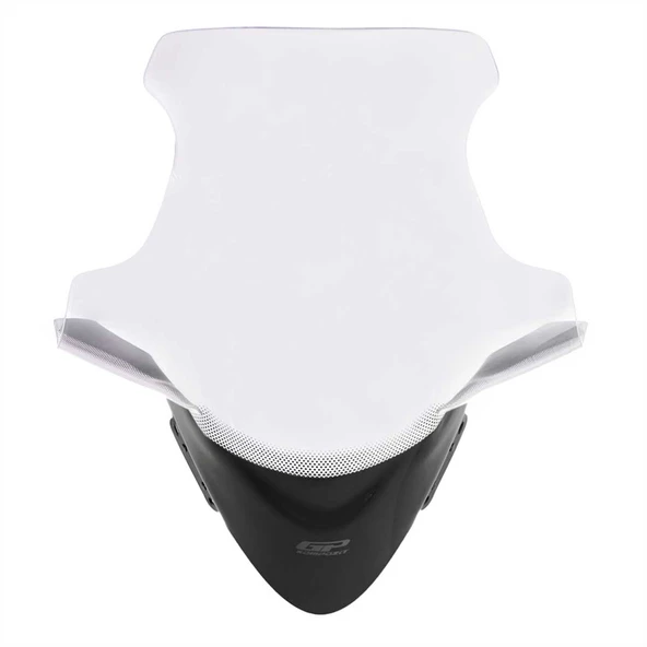 GP Kompozit Honda PCX 125 / 150 2014-2017 Uyumlu Elcikli Ön Cam Şeffaf - 7