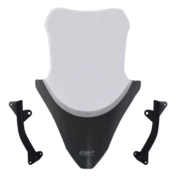 GP Kompozit Honda PCX 125 2021-2024 Uyumlu Ön Cam Şeffaf - 8