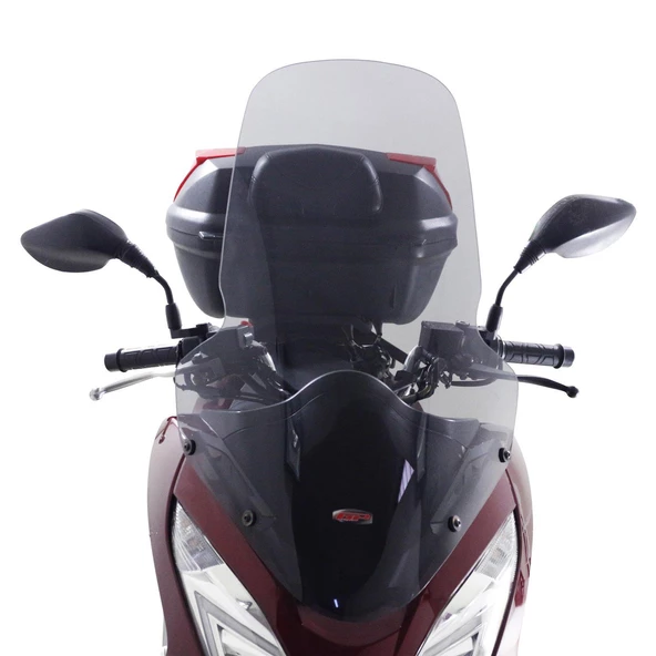 GP Kompozit Honda PCX 125 / 150 2014-2017 Uyumlu Ön Tur Cam Şeffaf