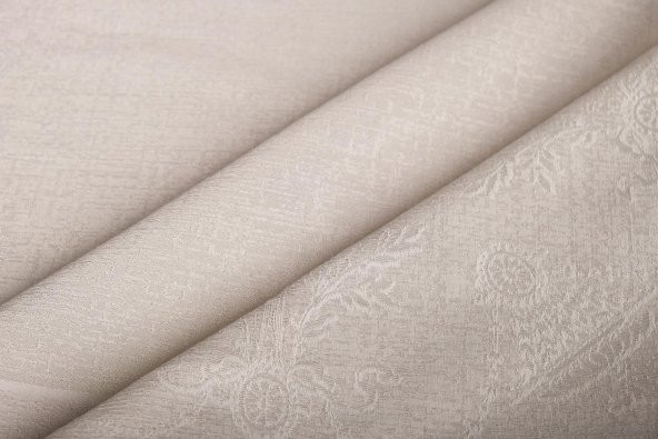 Finezza Ayda Lüx Jakar Polycotton Gri TP Kumaş  Masa Örtüsü 160x220 cm - 1248 - 7