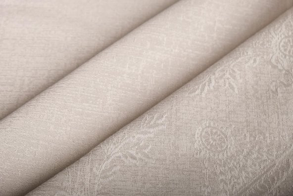 Finezza Ayda Lüx Jakar Polycotton Gri TP Kumaş  Masa Örtüsü 160x220 cm - 1248 - 8