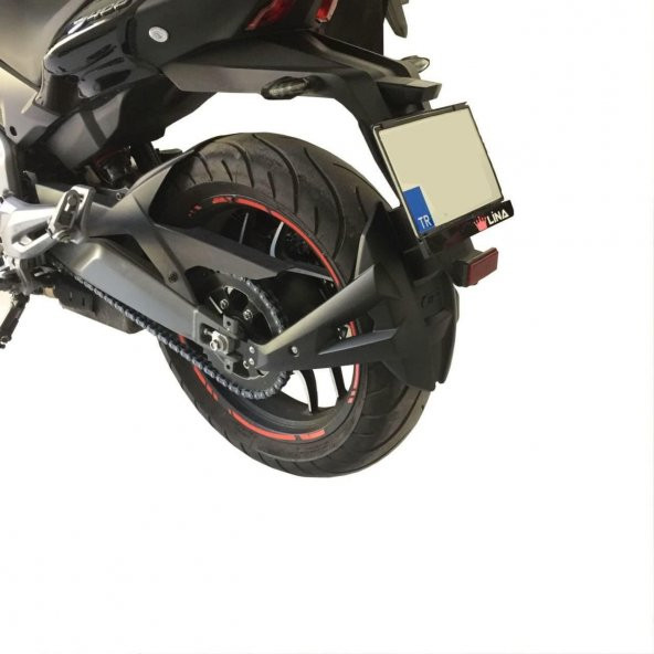 GP Kompozit Bajaj Dominar 250 / 400 2017-2024 Uyumlu Arka Çamur Sıyırıcı Siyah - 3