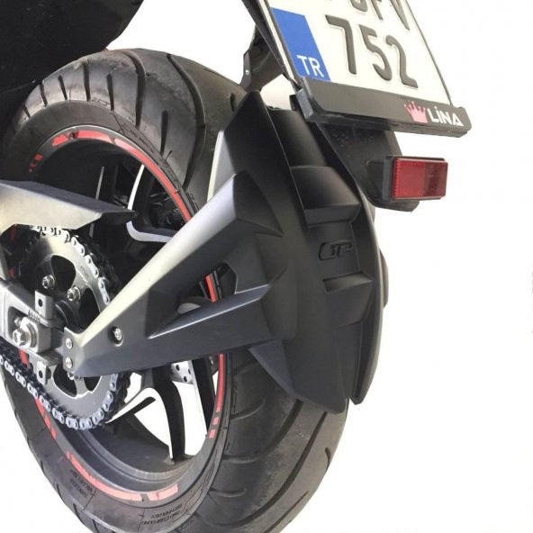 GP Kompozit Bajaj Dominar 250 / 400 2017-2024 Uyumlu Arka Çamur Sıyırıcı Siyah - 4
