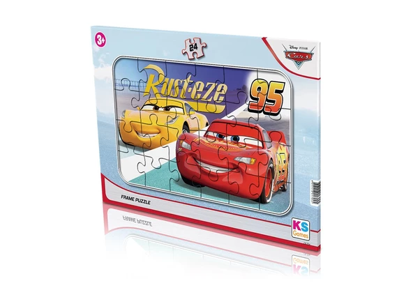 Disney Cars (Arabalar) Lisanslı Frame Puzzle/Yapboz 24 parça - 2