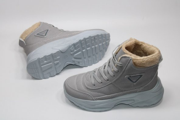 CASSO ORTOPEDİK HAFİF TABAN FERMUARLI KOLAY GİYİM YÜKSEK KALIN TABAN KIZ ÇOCUĞU KIŞLIK BOT - 3